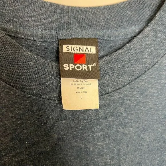 Vintage 90s Eagle Nature Wrap Around Print T-shirt - Picture 3 of 5